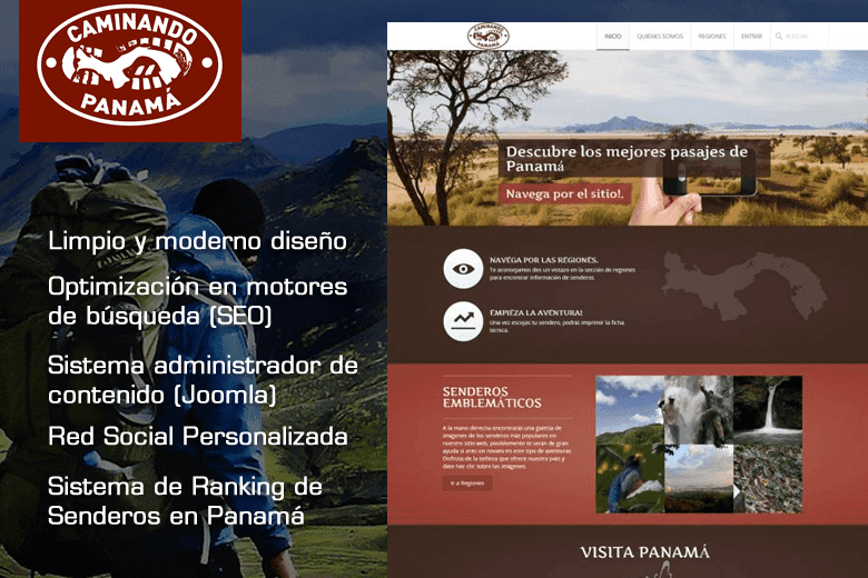 Sitio web de senderismo