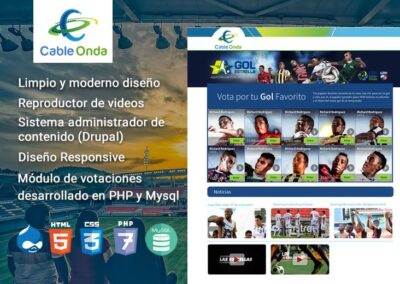 Gol y Barra Estrella – Módulo de votaciones