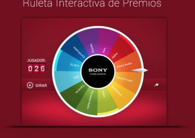 SONY – Ruleta Interactiva